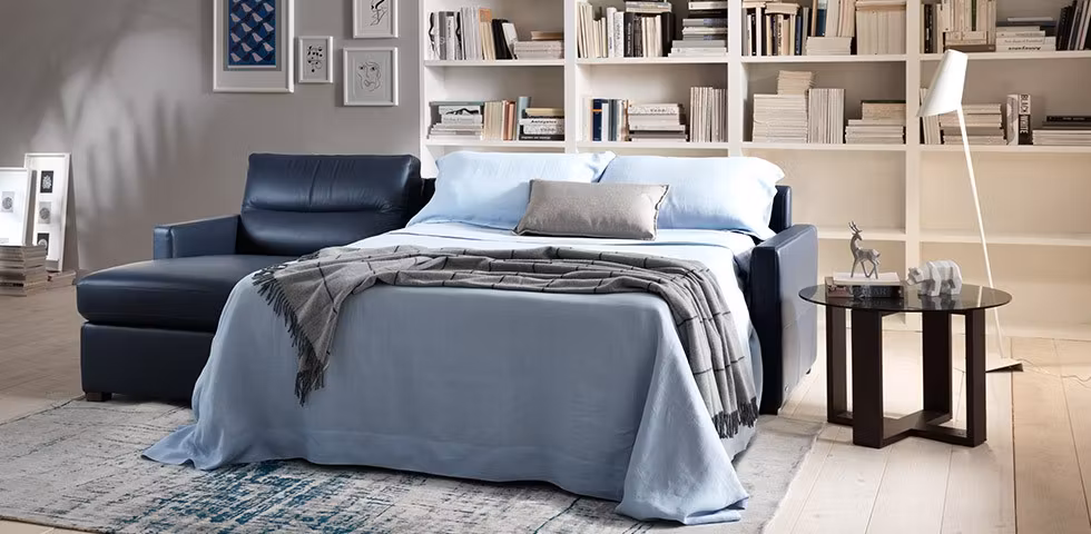Canapea extensibila de piele