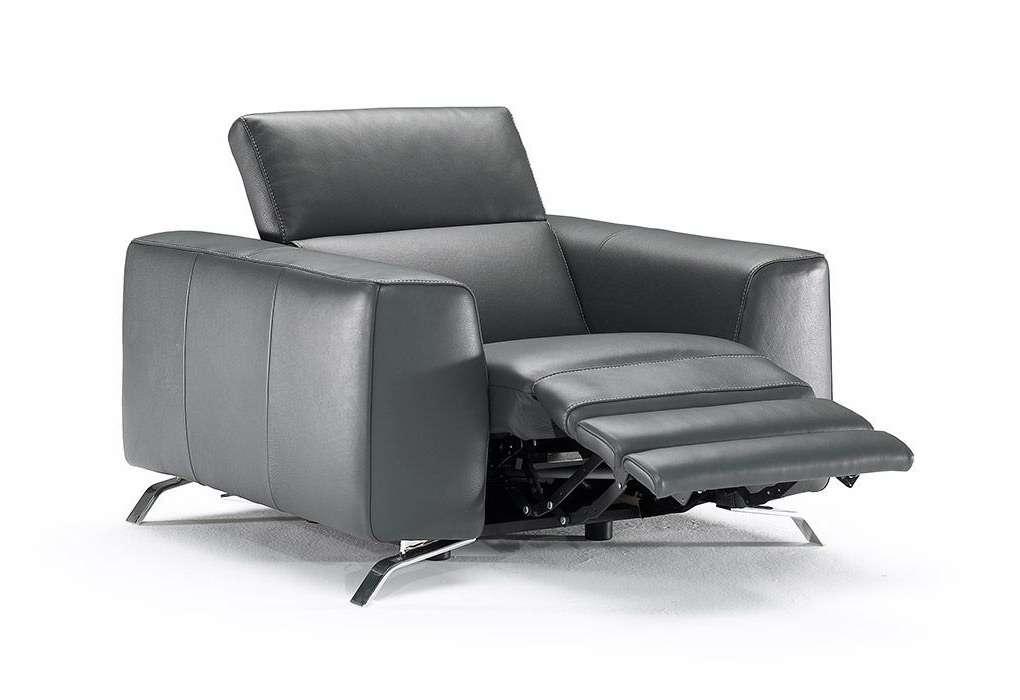 Fotoliu piele cu recliner Pensiero