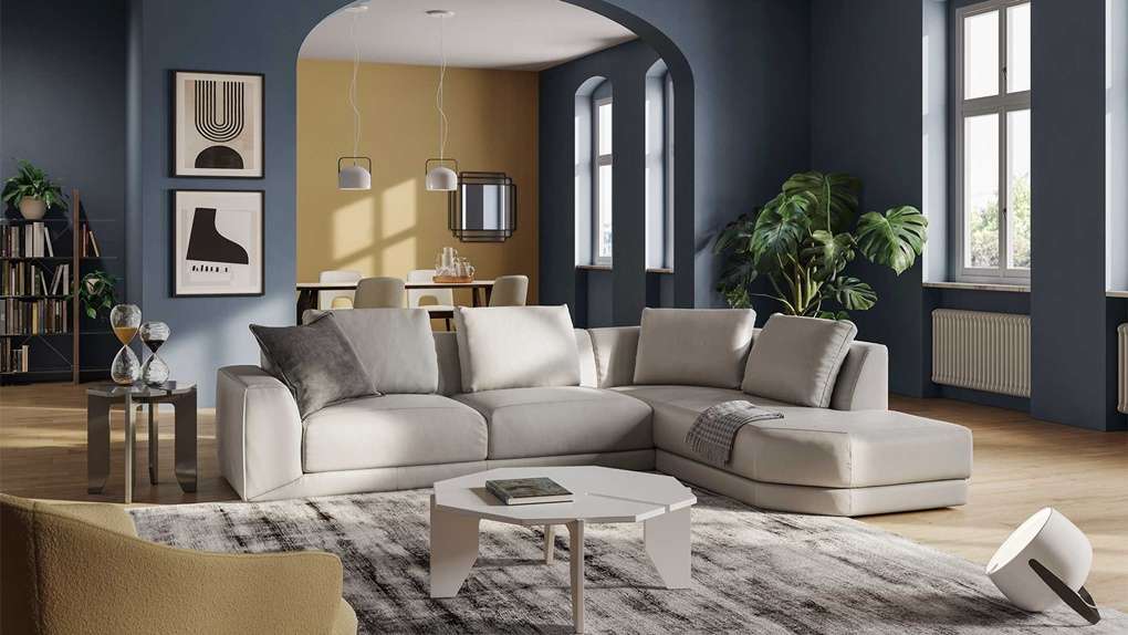 Canapeaua de colt Kartun Natuzzi Editions