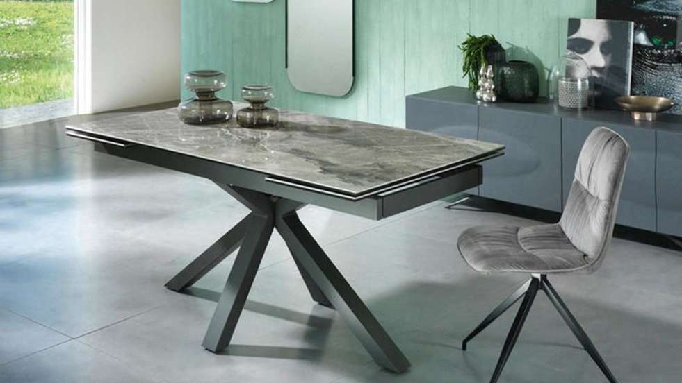 Masa Extensibila Ceramica 1 Marmo Antracite