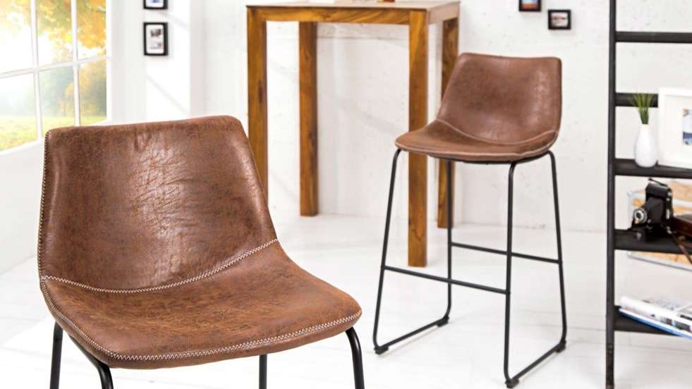 Scaun de bar Roxy Maronne Vintage