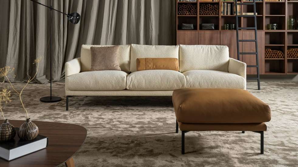 Canapea liniara Ravel Gianni Cream