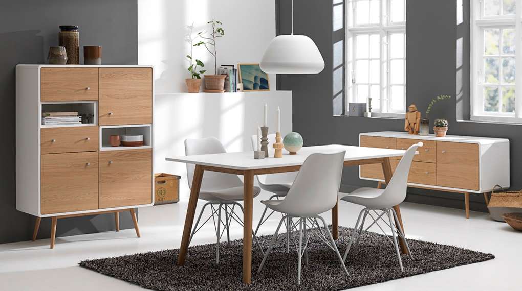 Comoda Turin White Oak