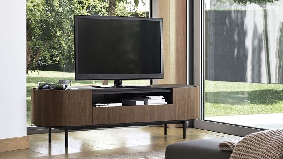 Comoda TV Lake Smoke/Bronze