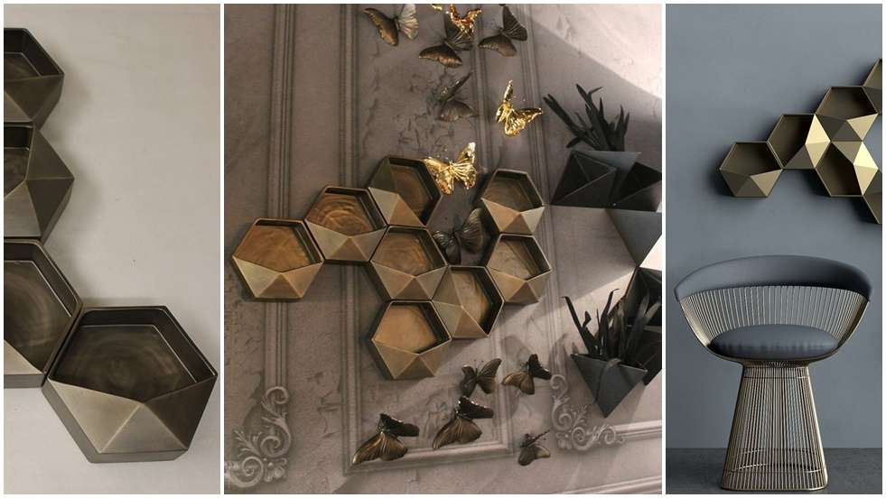 Decoratiune Aquilone Golden Black