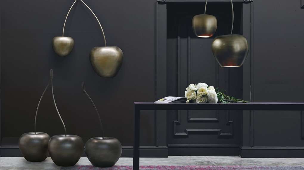 Decoratiune Cherry Golden Black