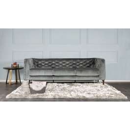 Canapea Liniara 3 locuri Maxi Piacere Brezza Dark Grey | Rovere