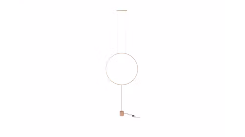 Lustra Slick Su Round Led Gold Mat 28W