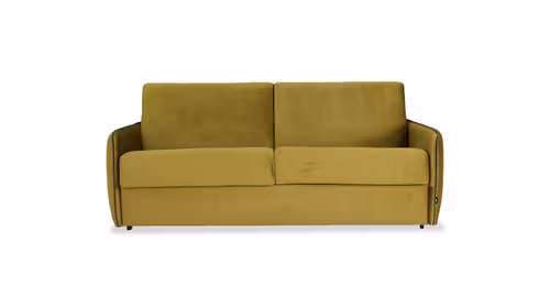 Canapea extensibila 3 locuri Maxi Jennifer Velvet Tiffany Olive