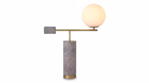 Lampa Xperience Grey Marble/Antique Brass - Expus 