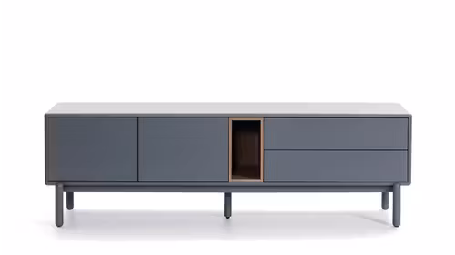 Comoda TV Corvo Pearl Grey 180 cm
