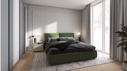 Pat Eden Advance textil Olive Green 160x200