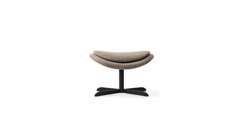 Taburet rotativ Lazy tapitat in material textil din colectia Malmo, produs configurabil pentru zone de relaxare.