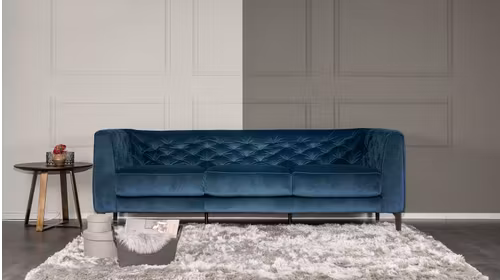 Canapea Liniara 3 locuri Maxi Piacere Brezza Dark Blue - Expus