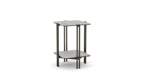 Masuta de cafea Amanita cu blat TL-102 si structura Dark Bronze pentru living modern.