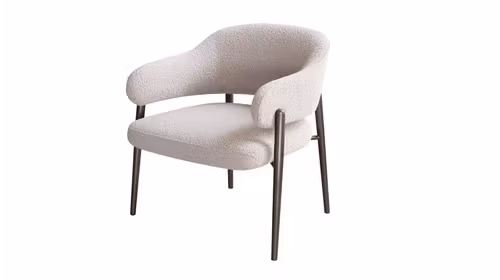 Scaun Belva textil Dansk Dust + Lux Bronze