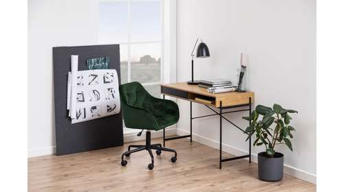 Scaun de birou Brooke Forest Green Velvet