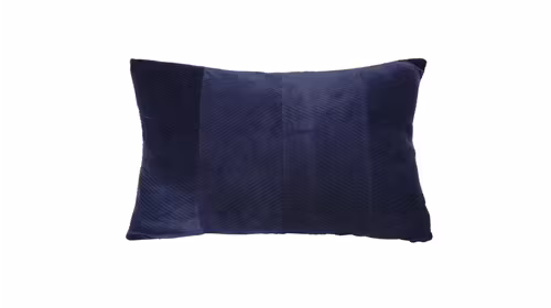 Perna Decorativa Ribbed Velvet Dark Blue 40x60