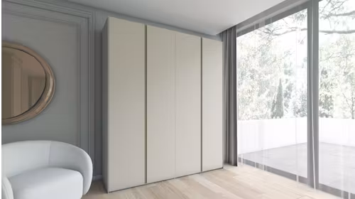 Dressing Uno Batant Cotone Opaco + Maner R1 Perla Platino Opaco + Interior Lino 213 cm