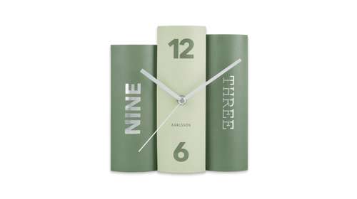 Ceas de masa Book Green