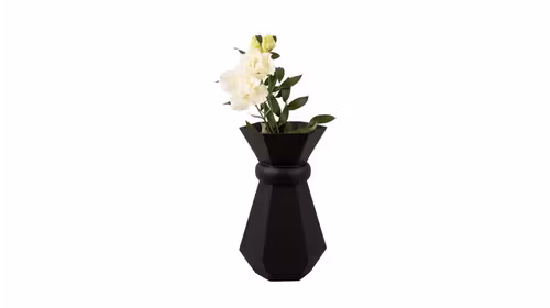 Vaza Geo Queen Black
