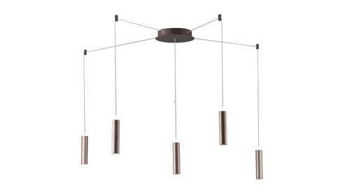 Lustra Candle Led Bronzo