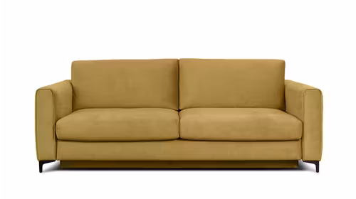 Canapea extensibila 3 locuri Bella S Kingston Mustard