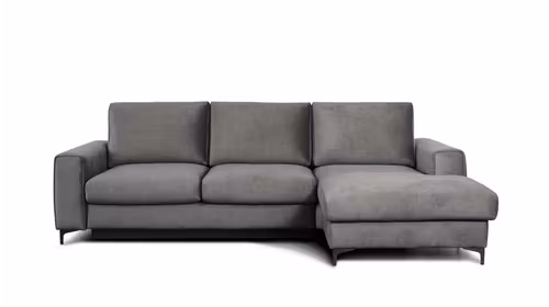 Canapea de colt extensibila Bella Kingston Grey S3, dreapta