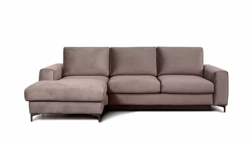 Canapea de colt extensibila Bella Kingston Beige S3, stanga
