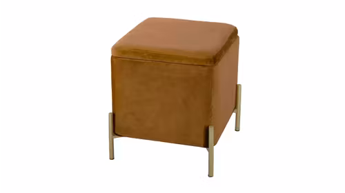 Taburet Snog Velvet Cognac Brown