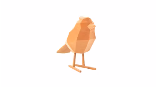 Decoratiune Bird Brown Large