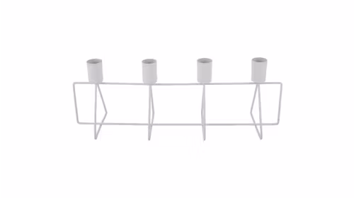 Suport Pentru Lumanari Row White
