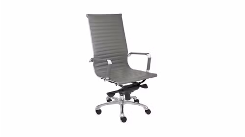 Scaun de birou Next Grey Leather