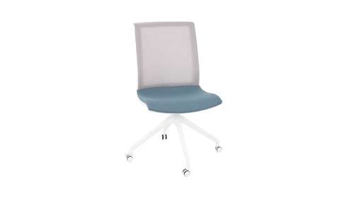 Scaun de birou Cross Roll WS White Cura Blue
