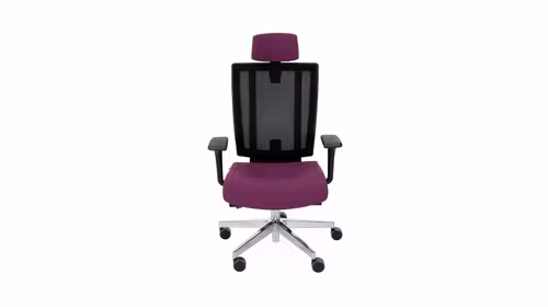 Scaun de birou MaxPro BS HD Black Chrome Flex Purple