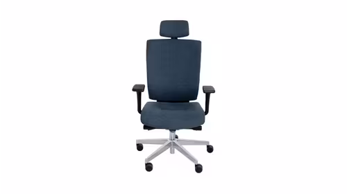Scaun de birou MaxPro BT HD Black Chrome Medley Blue