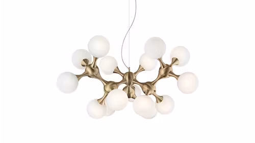 Lustra Nodi SP15 Ottone Satinato