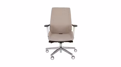 Scaun de birou Moon White Medley Beige