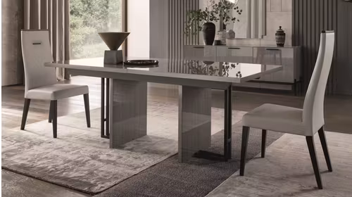 Set 2 Scaune Novecento Ecopiele Grey