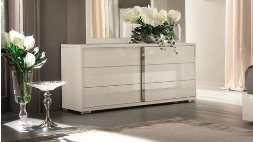 Comoda Imperia White High Gloss