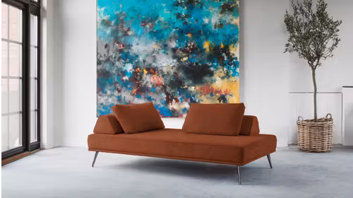 Canapea liniara 2 locuri Alexa Paris Bronze