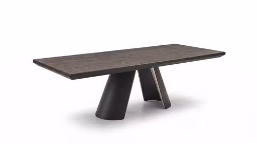Masa extensibila Apian Matt Black/Bronze 200(300) cm