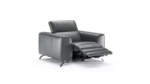 Fotoliu piele cu recliner Pensiero