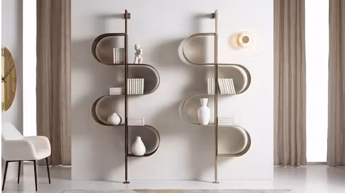 Biblioteca Tiffany Bronzo 230/238 cm
