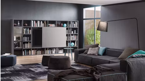 Biblioteca My Space Moka Shine/Matt Arena - Expus