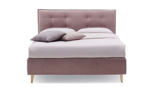 Pat Bob Capitonne Velutto Dusty Pink 160x200
