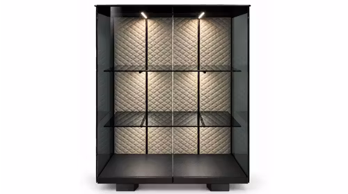 Bufet Amsterdam ceramica Colosseo 294 cm, produs expus, cu insertii ceramice si cadru metalic.