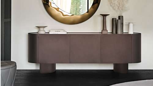 Bufet Savoy Bronze/Matt Golden Calacatta