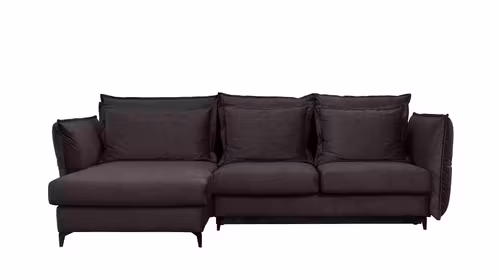 Canapea de colt extensibila Eva Boston Lavanda S1, stanga