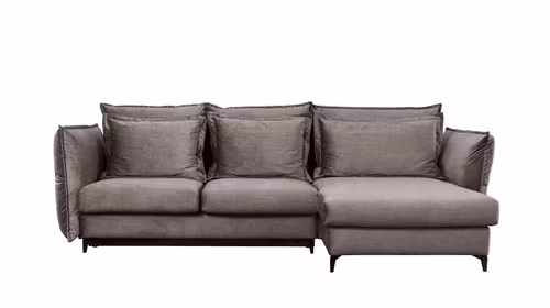 Canapea de colt extensibila Eva Boston Trufa S1, dreapta